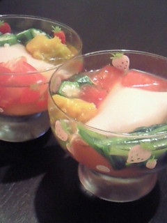野菜と半熟卵のジュレ-レシピのメイン写真