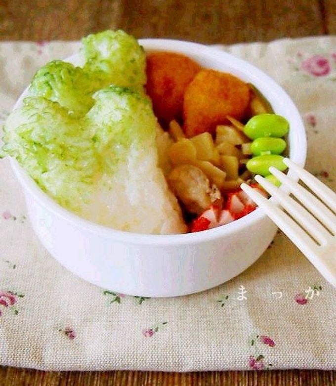 キャラ弁‐ネギ-レシピのメイン写真