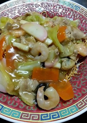 ​皿うどんのあんかけ-レシピのメイン写真