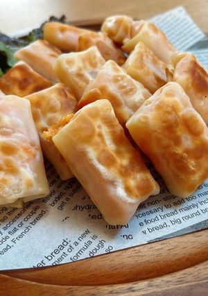 餃子の皮で明太もちチーズ焼き-レシピのメイン写真