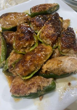 パパ合びき肉のピーマン詰め-レシピのメイン写真