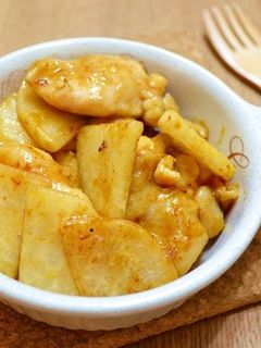 鶏肉と大根のXO醤炒め-レシピのメイン写真