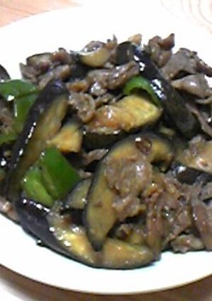 なすとピーマンと豚肉の味噌炒め-レシピのメイン写真