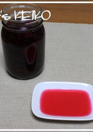 【農家のレシピ】赤しそ酢-レシピのメイン写真