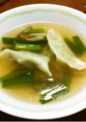 餃子入り中華スープ-レシピのメイン写真