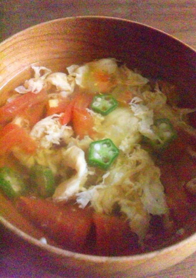 ❀やさしい❀トマトとたまごのスープ-レシピのメイン写真