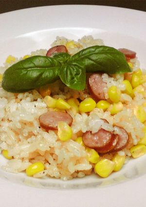 とうもろこしの簡単！洋風炊き込みご飯-レシピのメイン写真