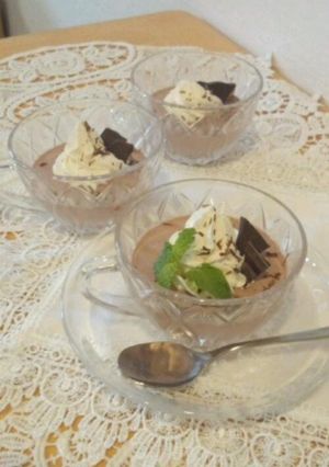 簡単すぎる(笑)チョコムース♪-レシピのメイン写真