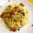 ツナとセミドライトマトのクイックパスタ