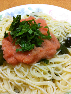 めんたいこパスタ-レシピのメイン写真