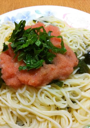 めんたいこパスタ-レシピのメイン写真
