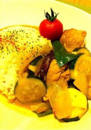 チキン&ズッキーニのココナッツカレー-レシピのメイン写真