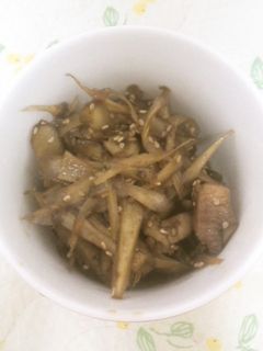 我が家のきんぴらごぼう-レシピのメイン写真