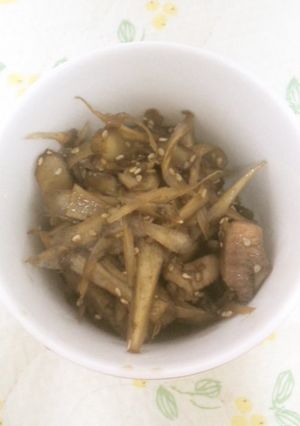 我が家のきんぴらごぼう-レシピのメイン写真