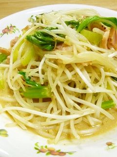 ベーコンセロリもやし炒め-レシピのメイン写真