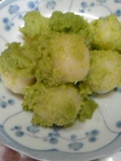 ずんだご飯?!団子-レシピのメイン写真