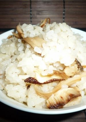 松茸ごはん　ヴィーガン　京都カフェ-レシピのメイン写真