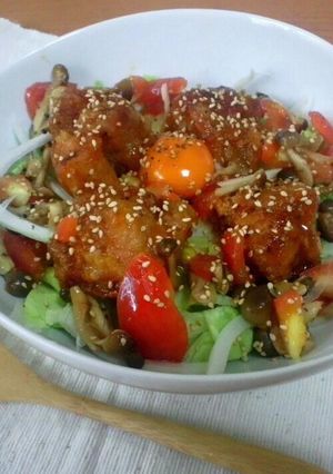 鶏肉でヘルシーカフェ飯-レシピのメイン写真