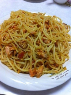 鮭のトマトクリームパスタ-レシピのメイン写真