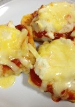油揚げのポテトサラダピザ風-レシピのメイン写真