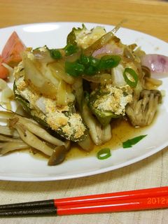 ピーマンの肉詰め*和風あんかけ-レシピのメイン写真