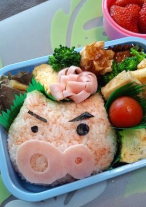 お弁当(#^.^#)ぶりぶりざえもん-レシピのメイン写真