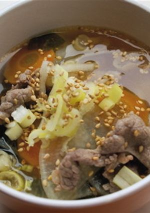 焼き肉のたれで焼肉屋さん風スープ-レシピのメイン写真