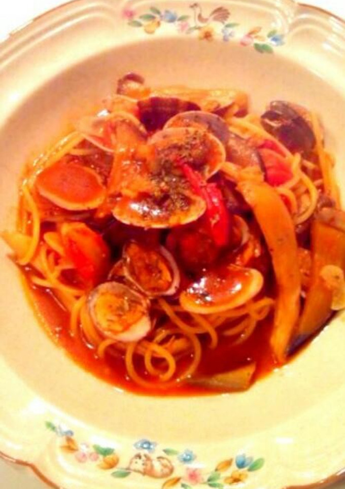 あさりとトマトの田舎風パスタ-レシピのメイン写真