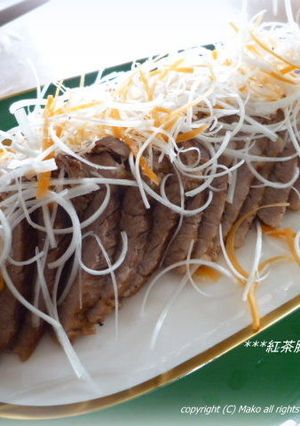 簡単、豪華な「紅茶で煮た豚肉」-レシピのメイン写真
