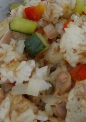 キュウリとツナのさっぱりチャーハン-レシピのメイン写真