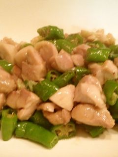 甘唐辛子☆鶏肉塩炒め-レシピのメイン写真