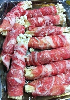 めっちゃ簡単！えのきの肉巻き☆-レシピのメイン写真