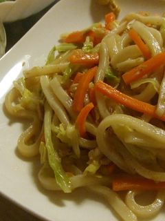 野菜たっぷり!ツナ焼きうどん-レシピのメイン写真