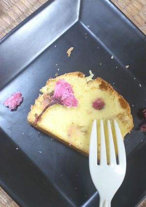 桜のパウンドケーキ-レシピのメイン写真