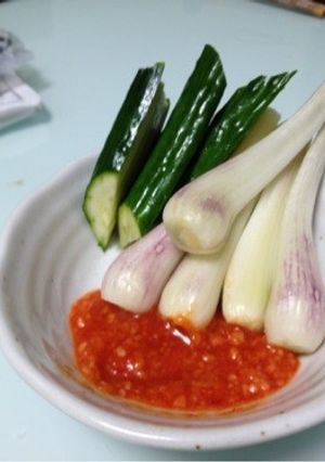 塩麹で韓国風甘辛ディップ！-レシピのメイン写真