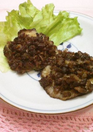 しいたけミンチのせマヨ焼き☆-レシピのメイン写真
