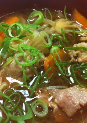 赤だしの豚汁-レシピのメイン写真