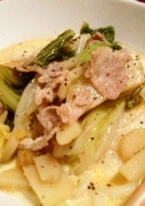 カルボナーラうどん-レシピのメイン写真