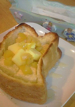 食パンアレンジ・ハニー＆バター-レシピのメイン写真