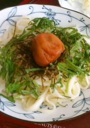 さっぱり簡単！梅シソうどん（´∀｀）-レシピのメイン写真