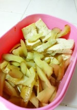 *豆腐とごぼうの甘煮*-レシピのメイン写真