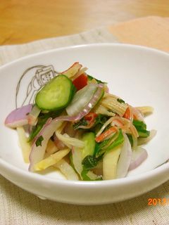 きゅうりと玉ねぎのさっぱり酢の物-レシピのメイン写真