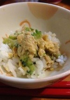 ゴーヤのにんにく醤油ツナ卵とじ-レシピのメイン写真
