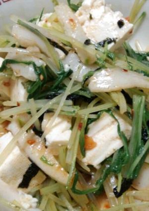 余った水菜でさっぱりサラダ★-レシピのメイン写真