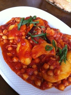 ポテトとヒヨコ豆のイタリア風トマト煮-レシピのメイン写真