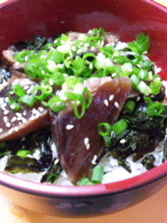 カツオのガーリック漬け丼-レシピのメイン写真