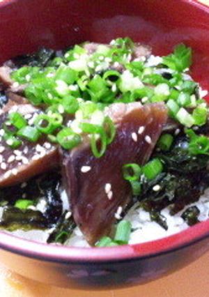 カツオのガーリック漬け丼-レシピのメイン写真