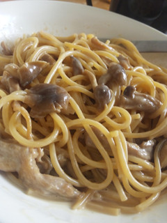 キノコと鶏ささみのてりてりパスタ-レシピのメイン写真