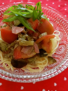 ✽トマトと茄子の冷たいパスタ✽-レシピのメイン写真