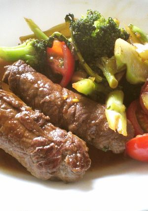 牛薄切り肉で素敵にステーキ-レシピのメイン写真